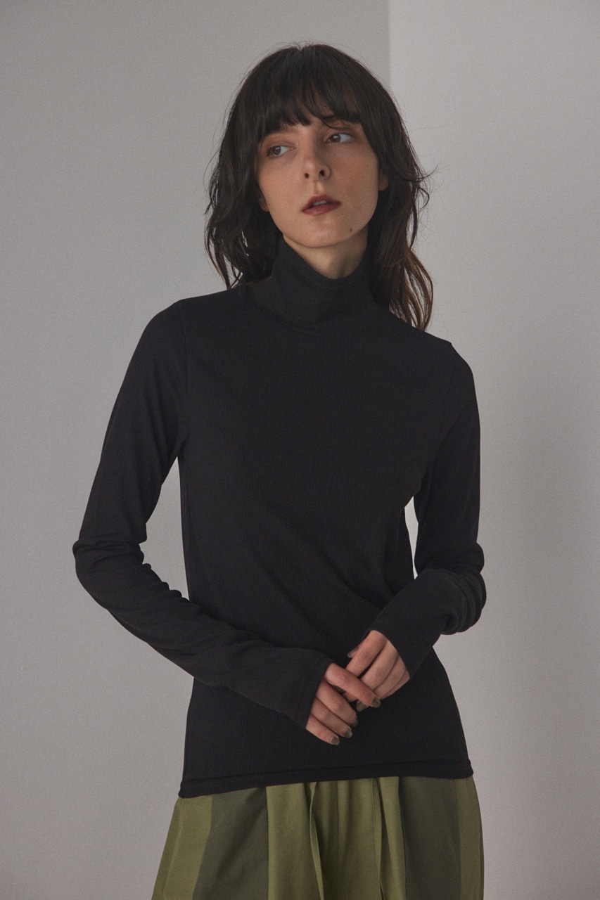 BLACK BY MOUSSY | high neck tops (Tシャツ・カットソー(長袖