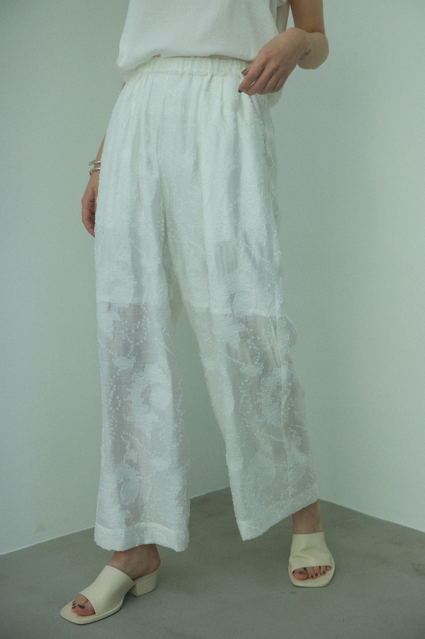 loose embroidery pants