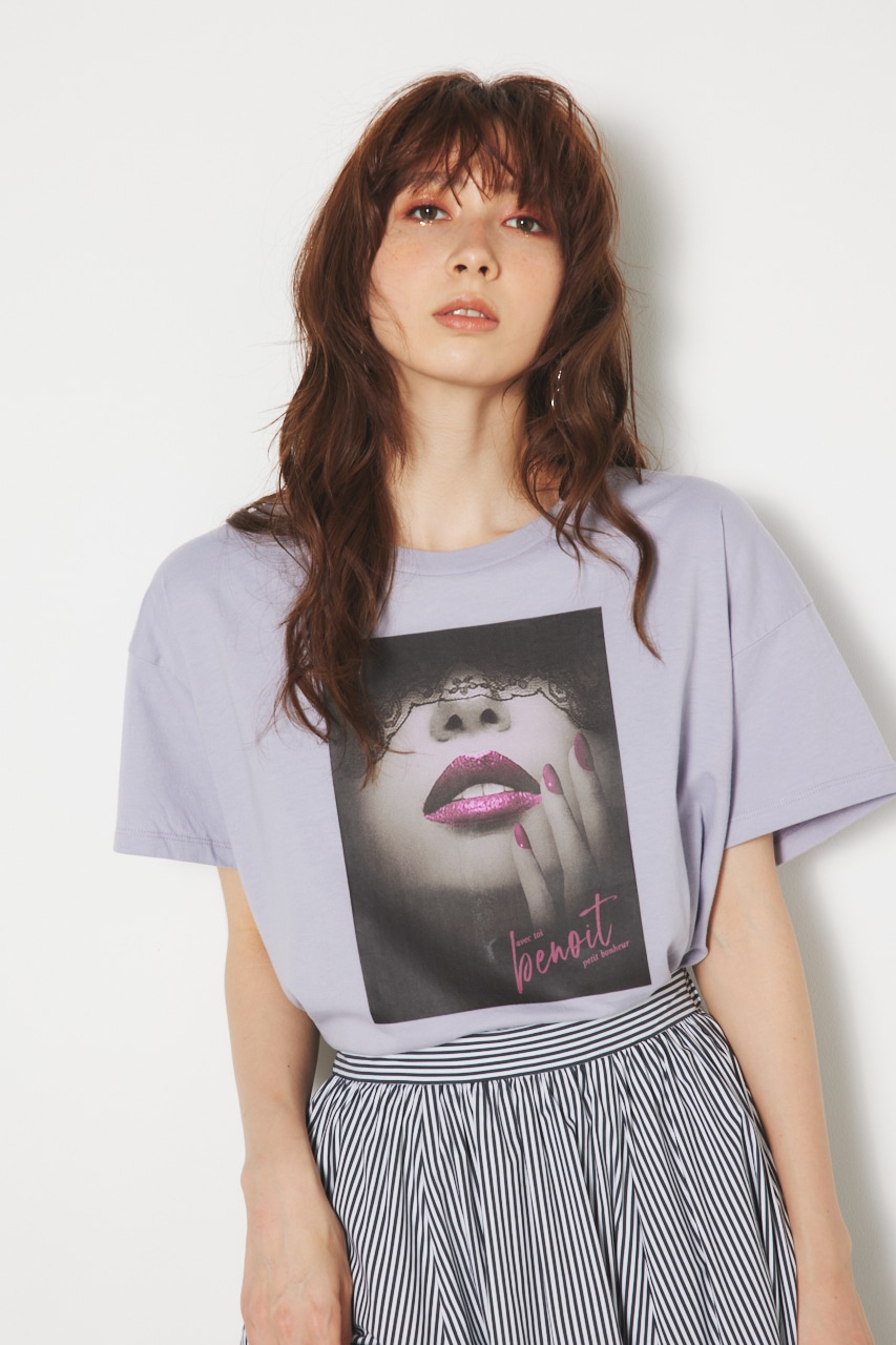 rienda | ルーズグラフィックT-SH (Tシャツ・カットソー(半袖) ) |SHEL