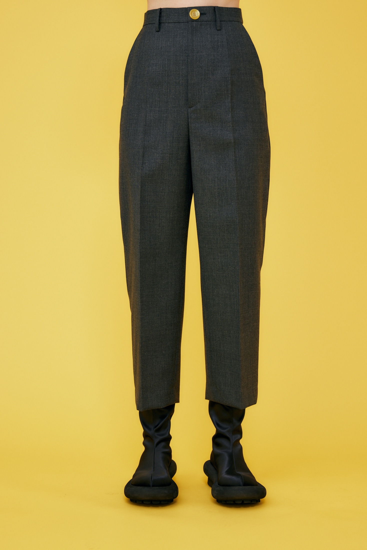 CROPPED TAPERED-TROUSERS