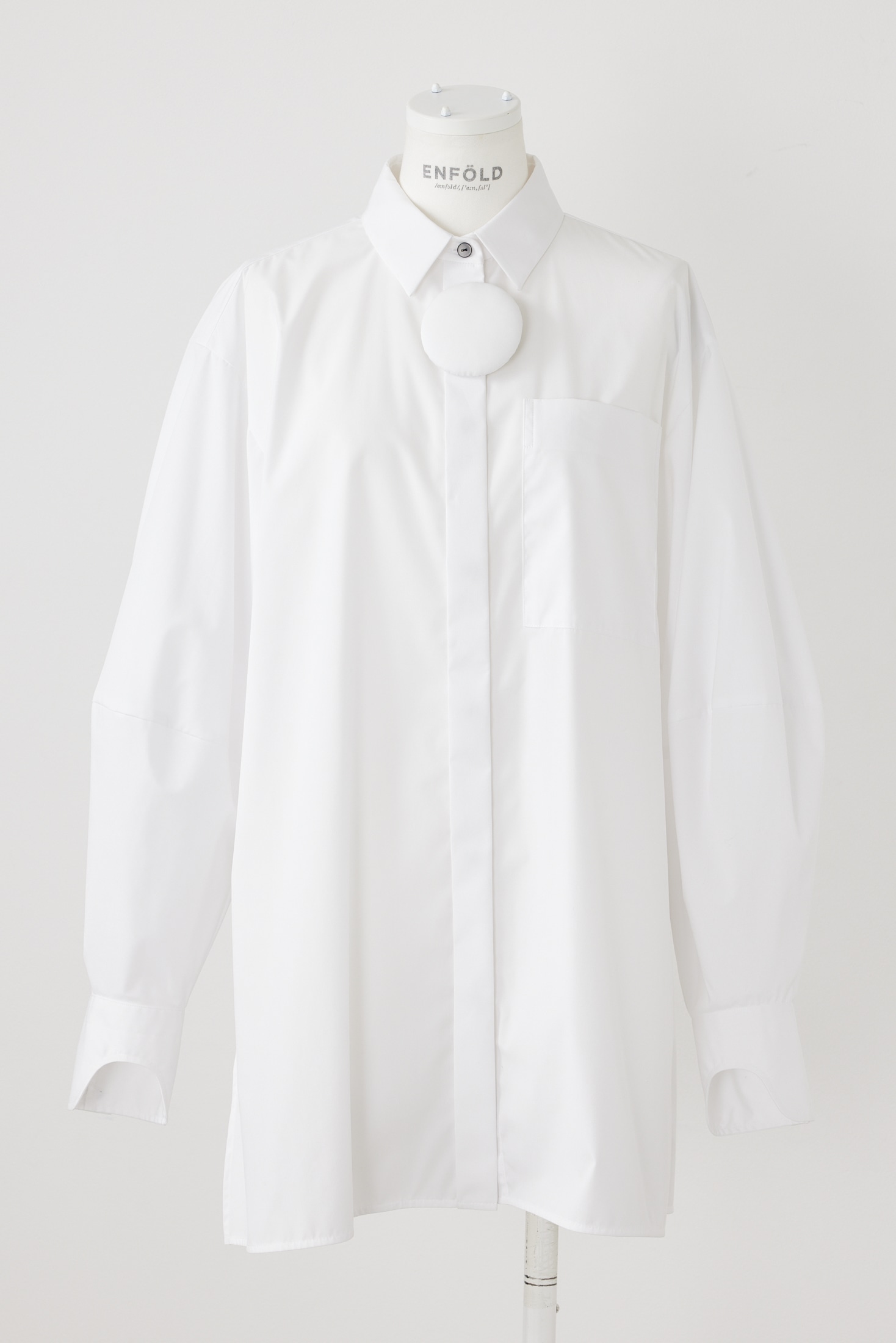 BROOCH SHIRT｜38｜WHT｜SHIRTS AND BLOUSES｜|ENFÖLD OFFICIAL ONLINE