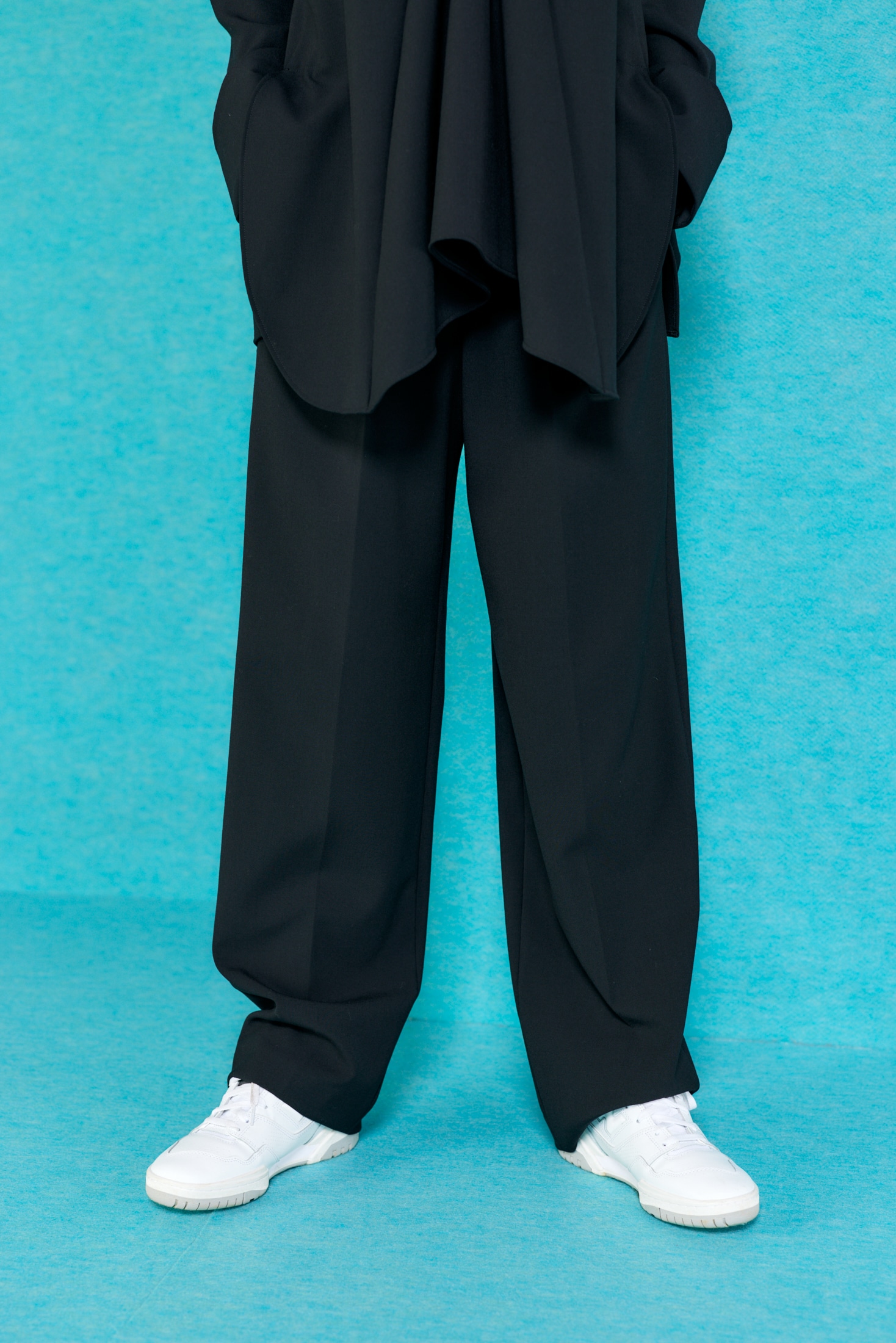 STRAIGHT-TAILORED TROUSERS｜34｜BLK｜TROUSERS｜|ENFÖLD OFFICIAL