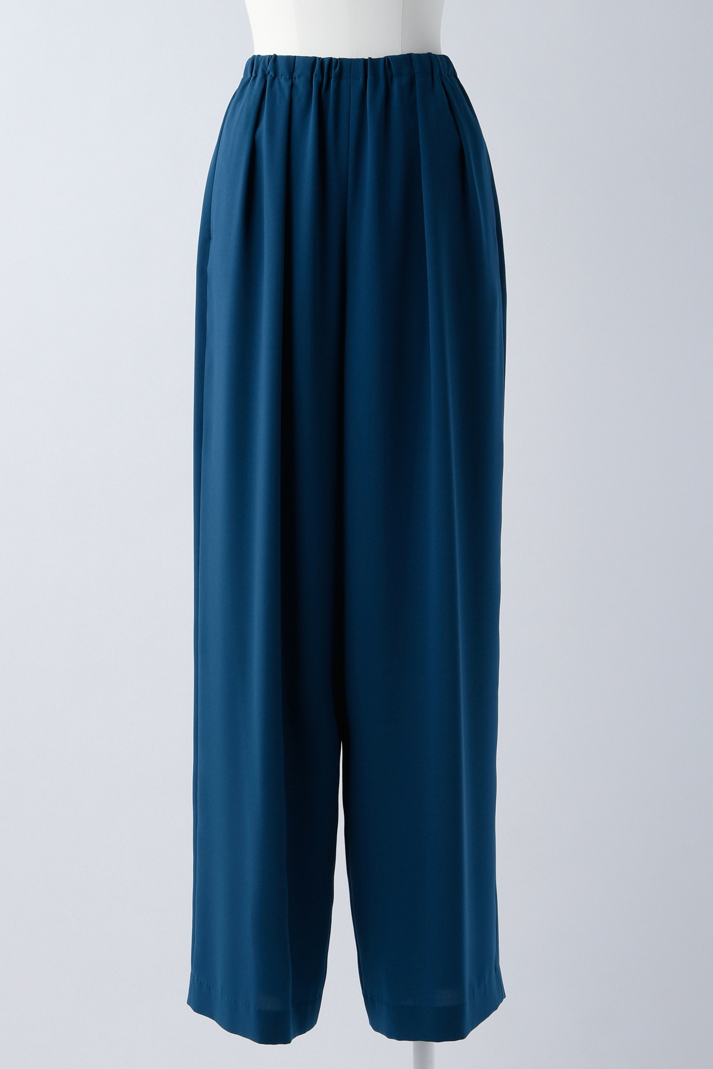 RELAX ELASTIC WIDE-TROUSERS