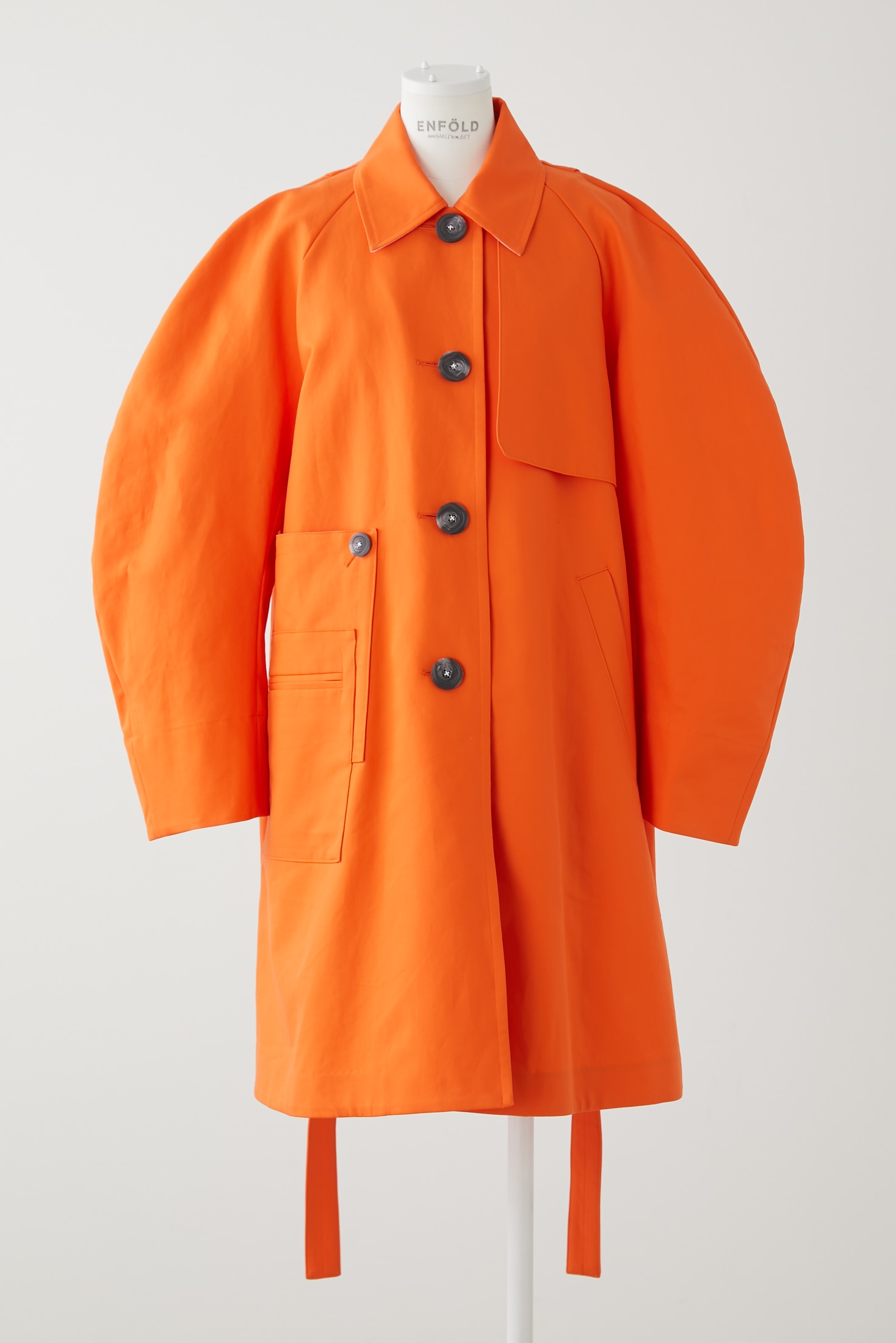 ENFOLD SOUTIEN-COLLAR TRENCH COAT袖丈35cm