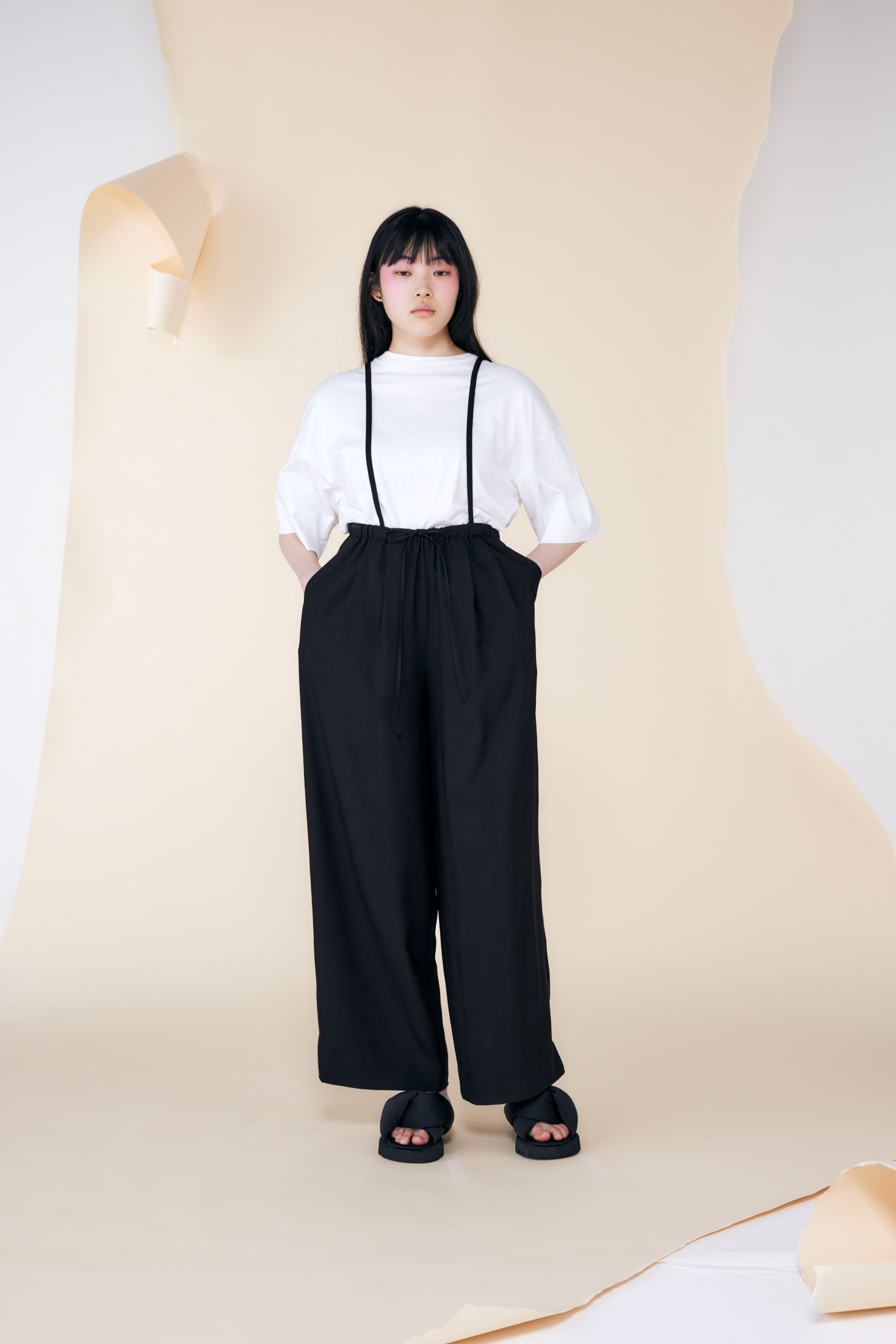 WIDE ELASTIC TROUSERS｜34｜WHT｜TROUSERS｜|ENFÖLD OFFICIAL ONLINE