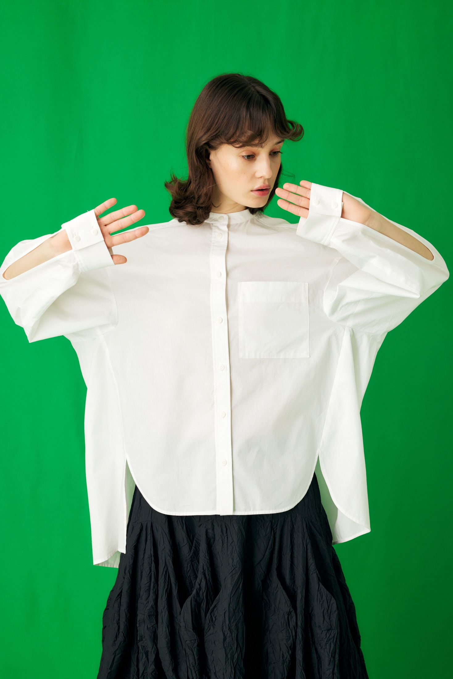 DETAIL SHIRT｜38｜WHT｜SHIRTS AND BLOUSES｜|ENFÖLD OFFICIAL ONLINE ...