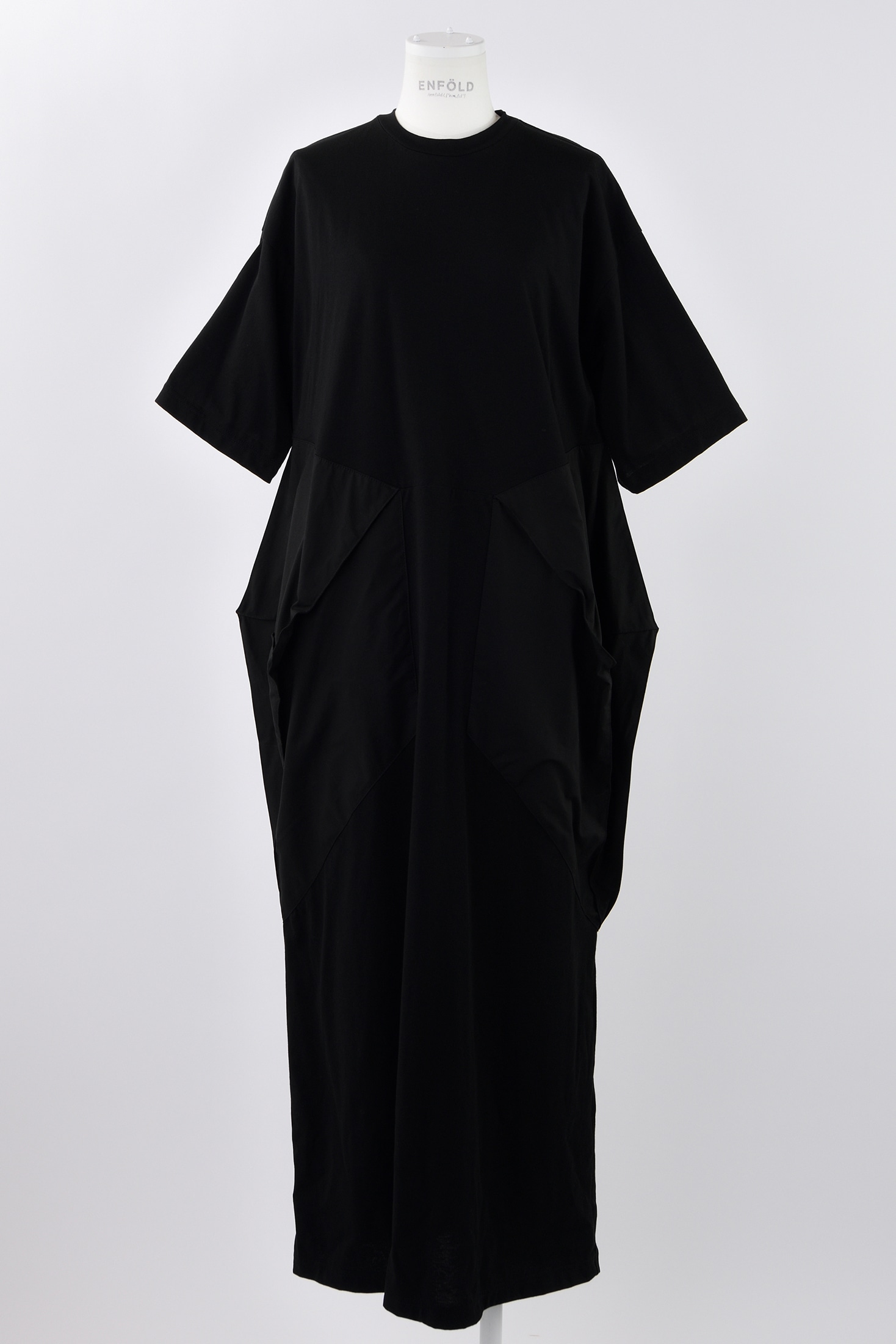 SQUARE DRAPE DRESS｜36｜BLK｜DRESS｜|ENFÖLD OFFICIAL ONLINE STORE | エンフォルド公式通販