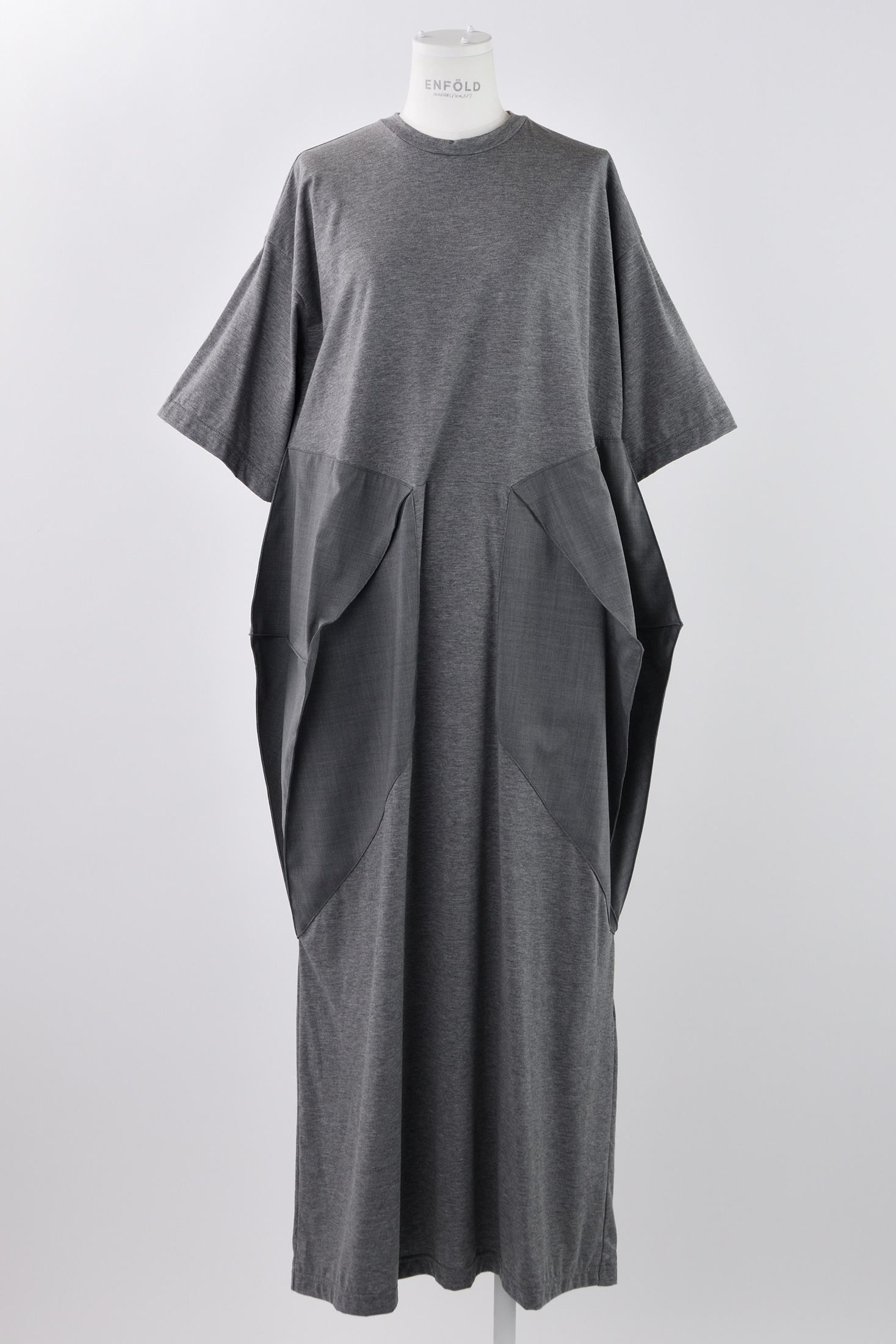 SQUARE DRAPE DRESS｜36｜BLK｜DRESS｜|ENFÖLD OFFICIAL ONLINE STORE | エンフォルド公式通販