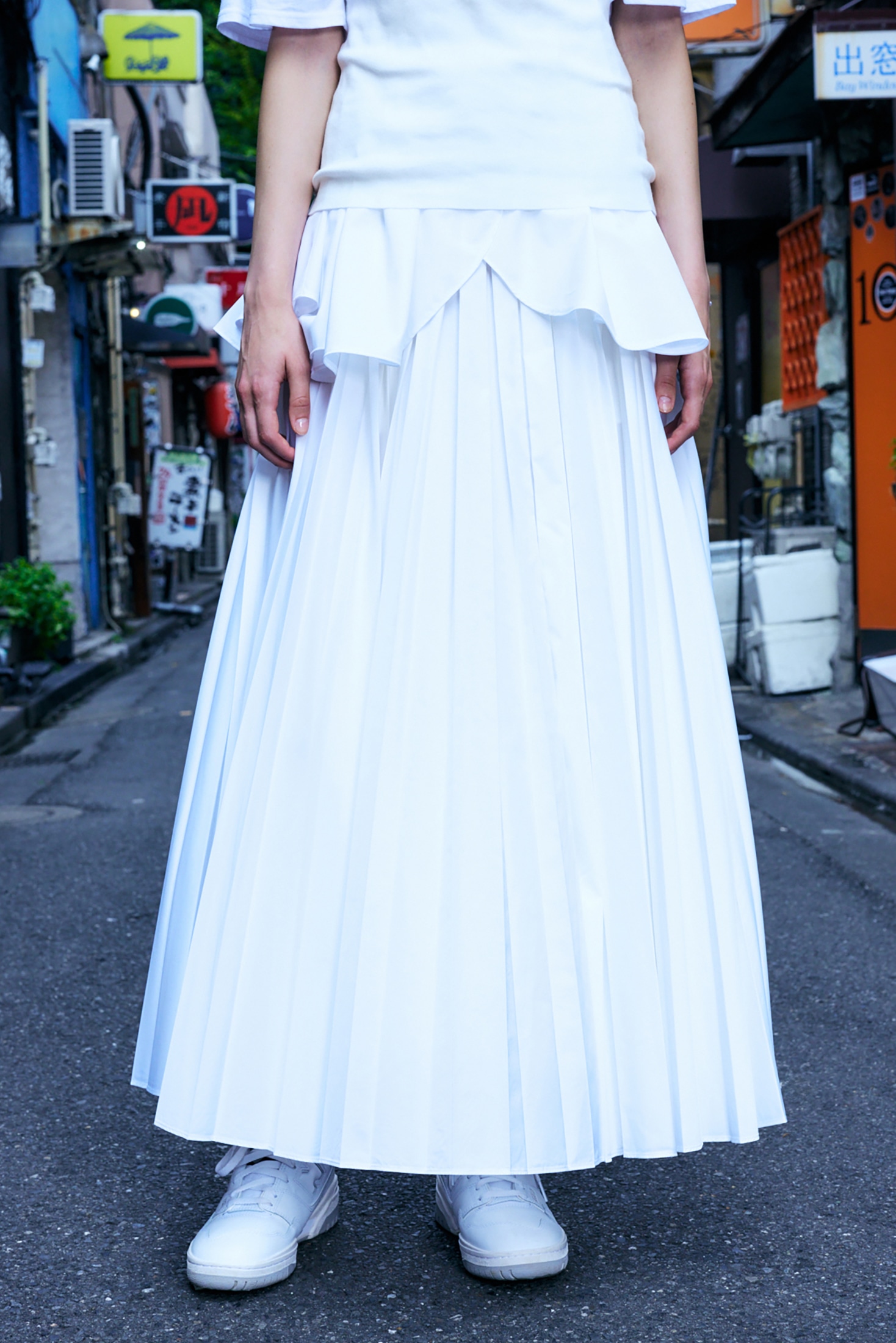 BOX-PLEATS SKIRT｜36｜WHT｜SKIRT｜|ENFÖLD OFFICIAL ONLINE STORE | エンフォルド公式通販