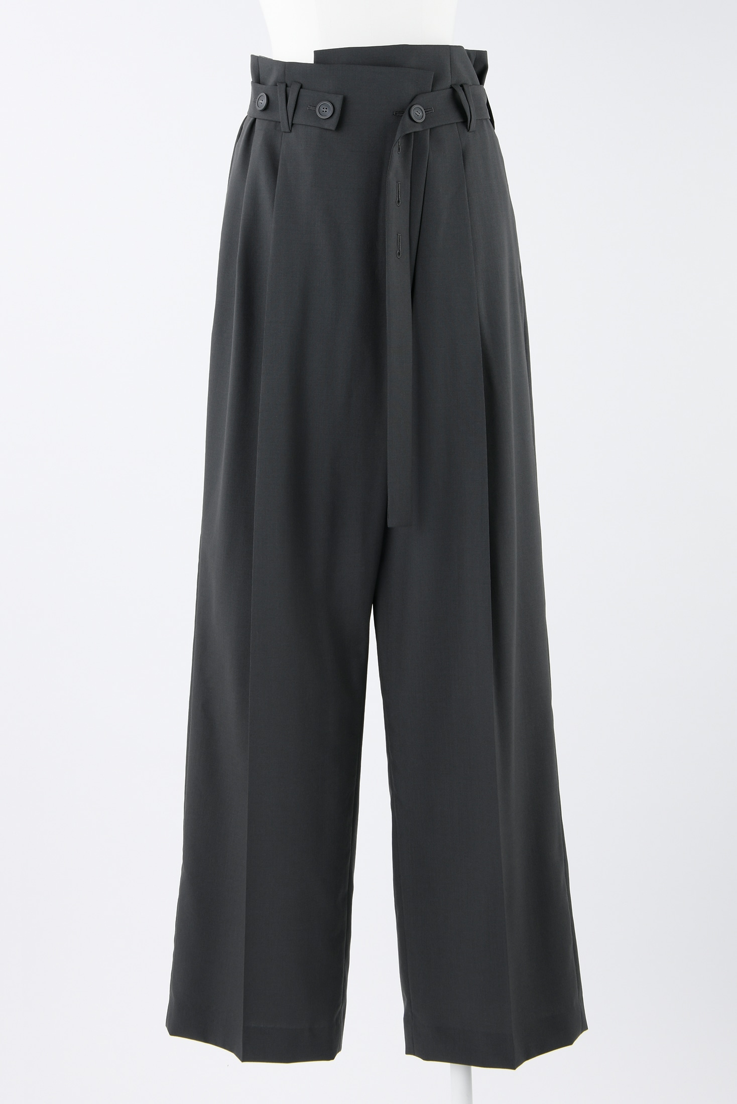 BELT WIDE-STRAIGHT TROUSERS｜36｜BLK｜TROUSERS｜|ENFÖLD OFFICIAL ...