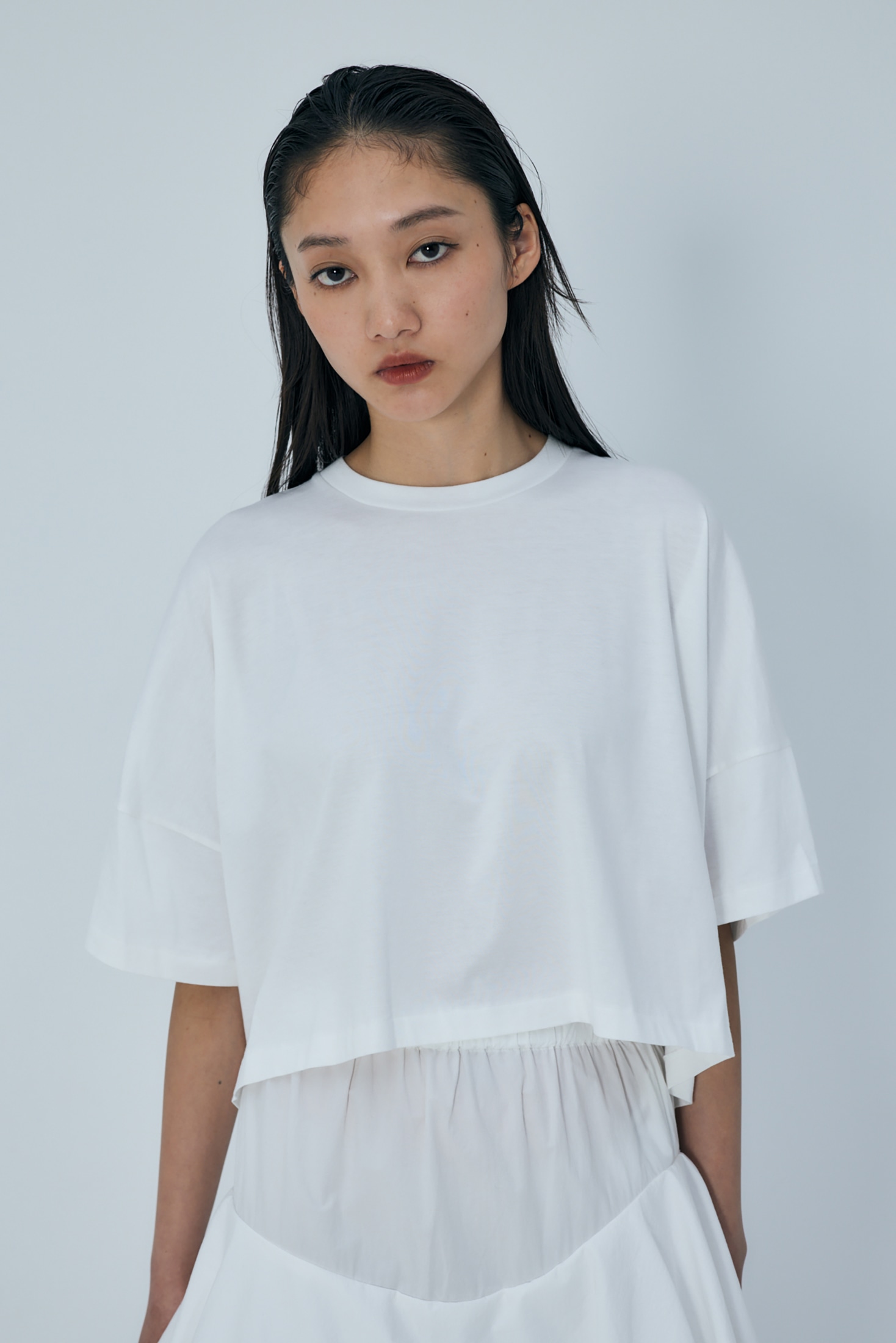 WIDE CROPPED T-SHIRT