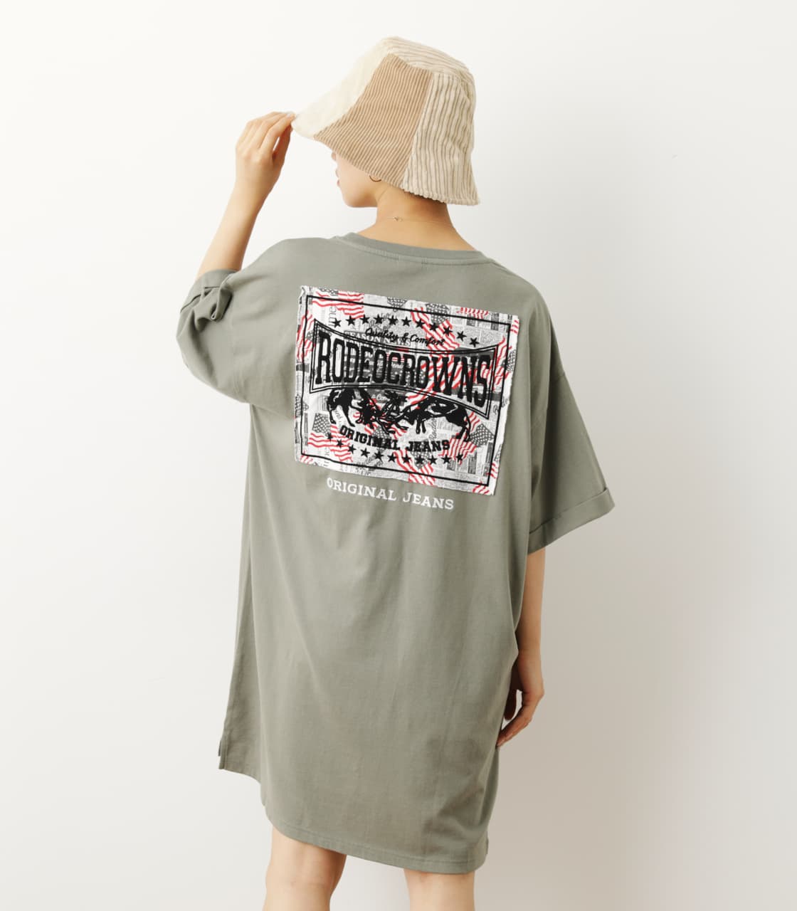 Tシャツ(半袖/袖なし)専用 RCWB NP PATCH Tシャツワンピース