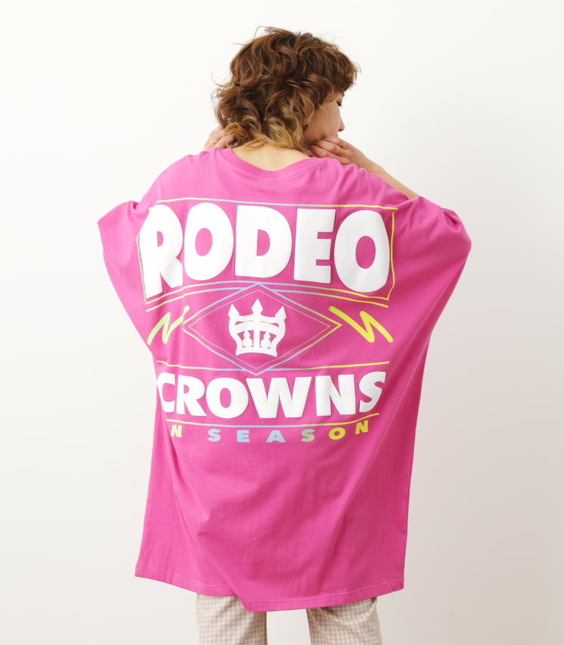 RODEO CROWNS WIDE BOWL | FOAM LOGO ドルマンワンピース (ワンピース