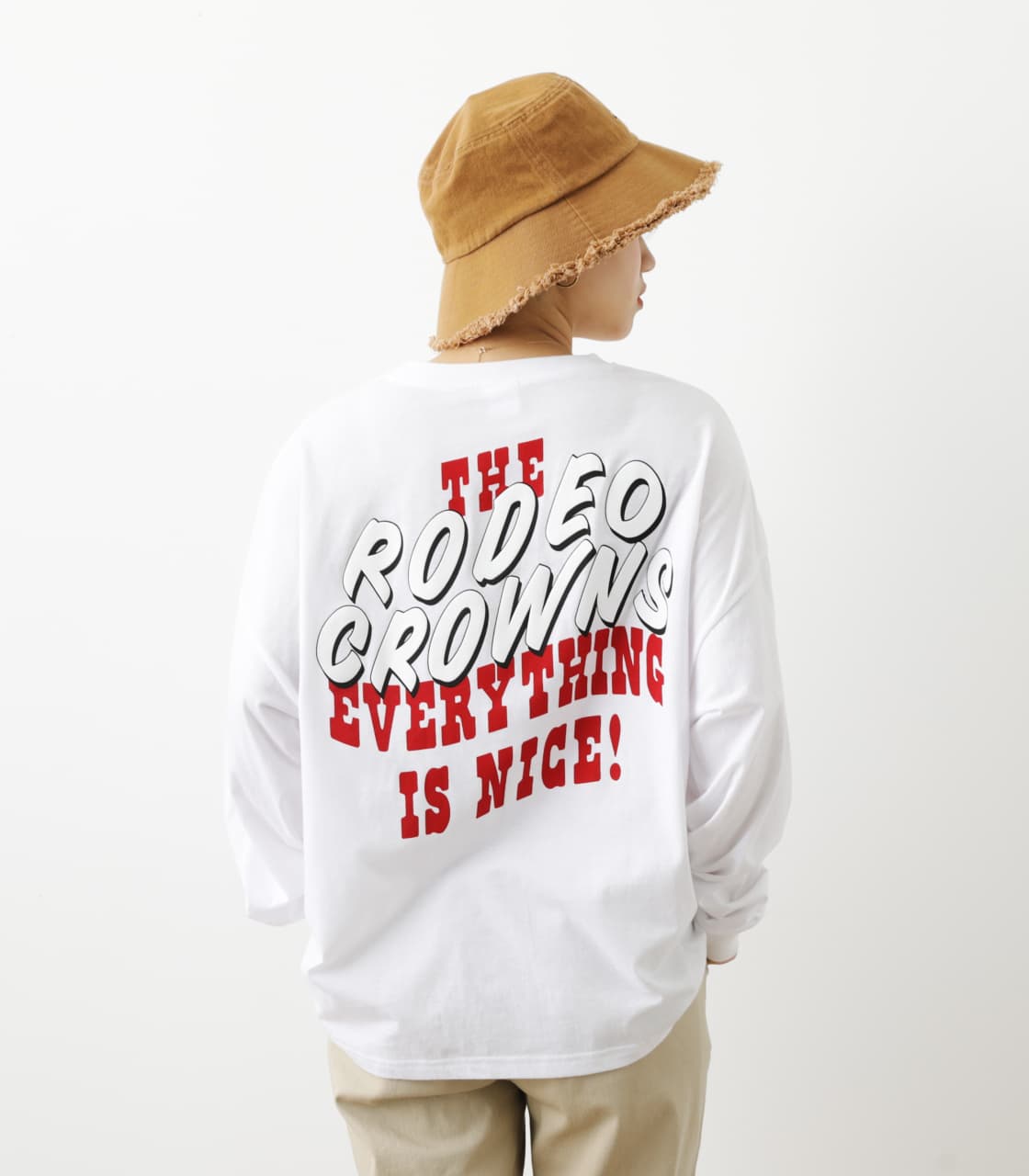 RODEO CROWNS WIDE BOWL | NICE WAVEルーズL／S Tシャツ (Tシャツ