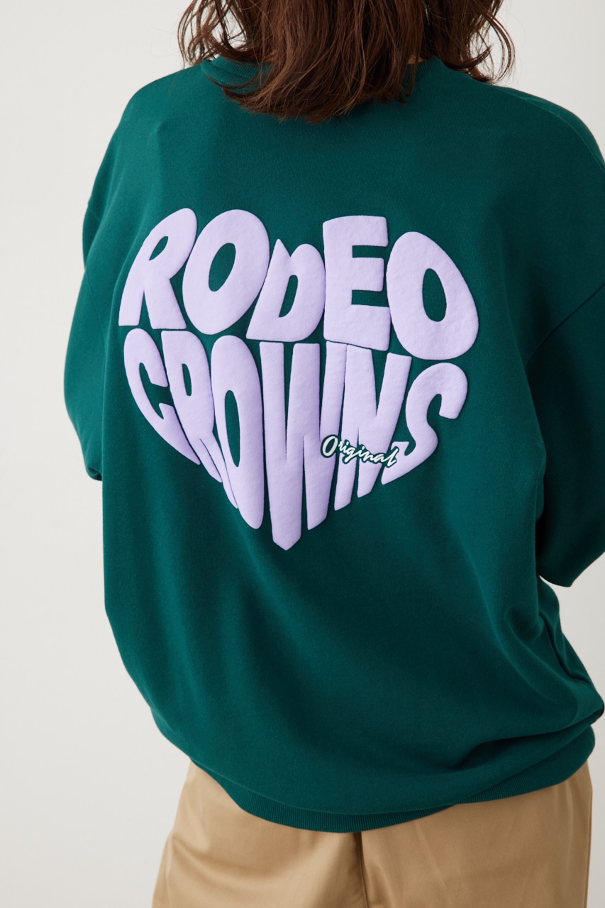 RODEO CROWNS WIDE BOWL | Heart logoスウェットトップス (Tシャツ