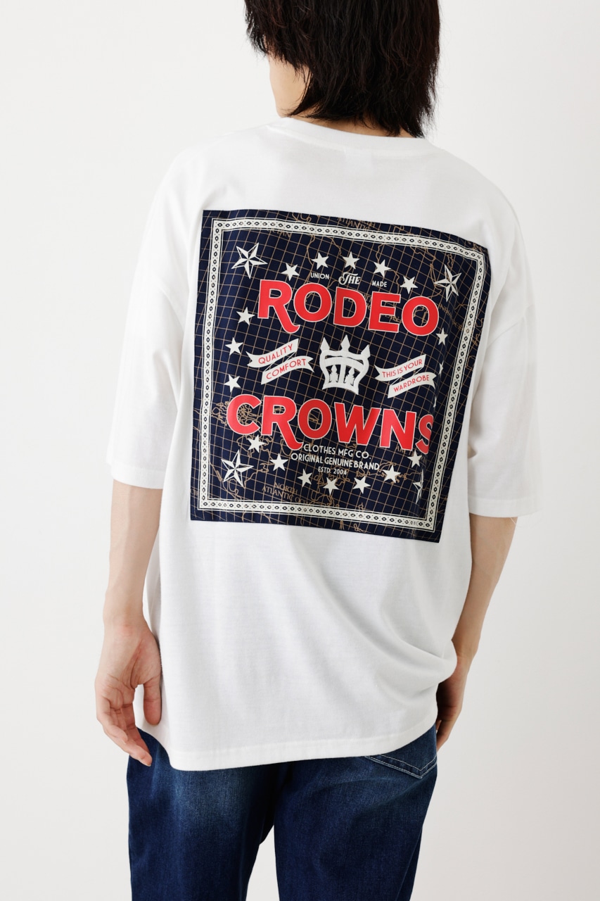 RODEO CROWNS WIDE BOWL | メンズレトロバンダナパッチTシャツ (T
