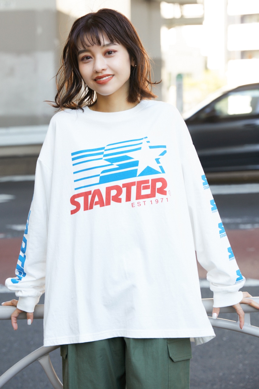 RODEO CROWNS WIDE BOWL | 【UNISEX】STARTER ロゴ L/S Tシャツ (T