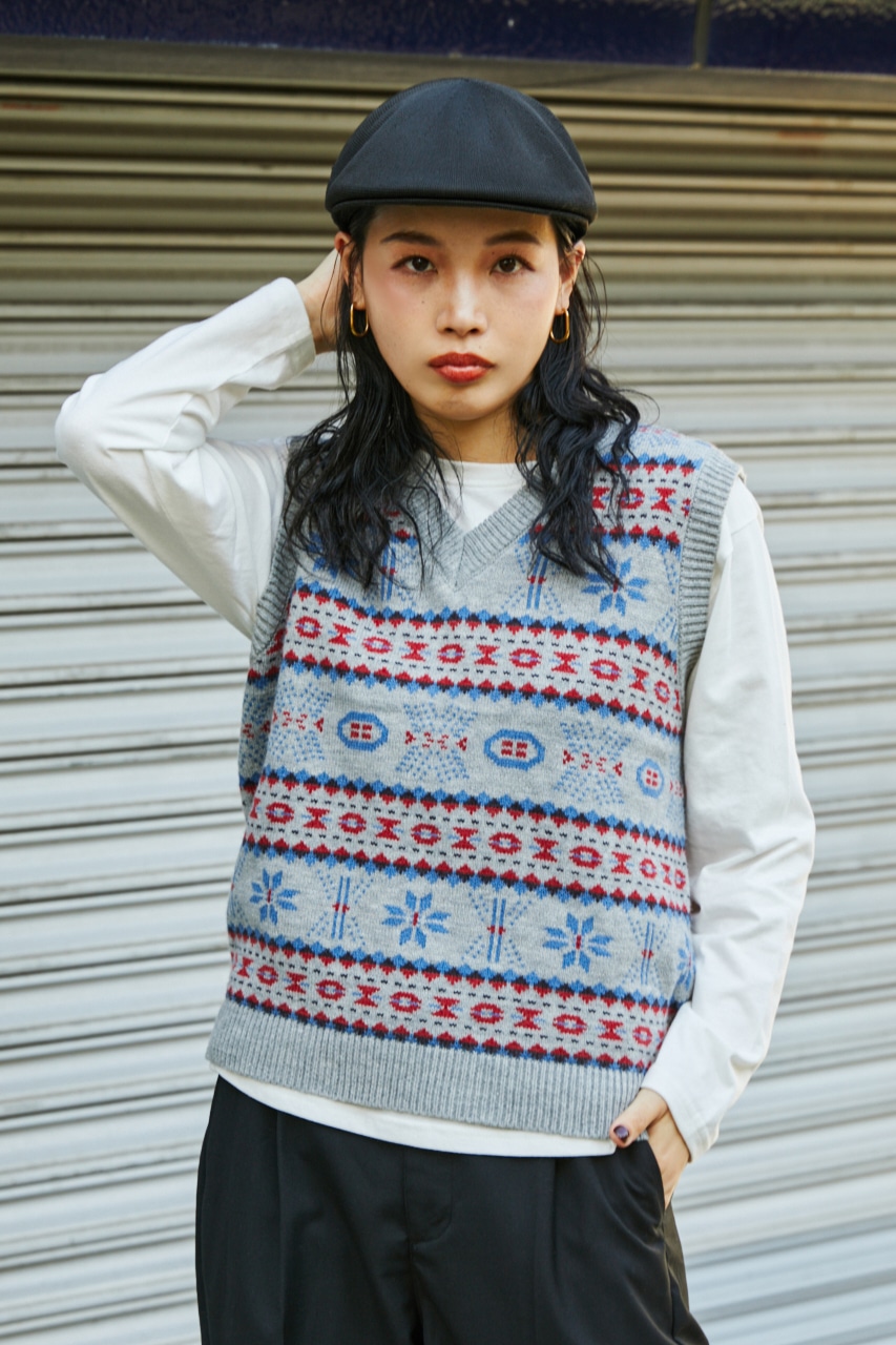 13,475円OPEN Yy knit vest ニットベスト