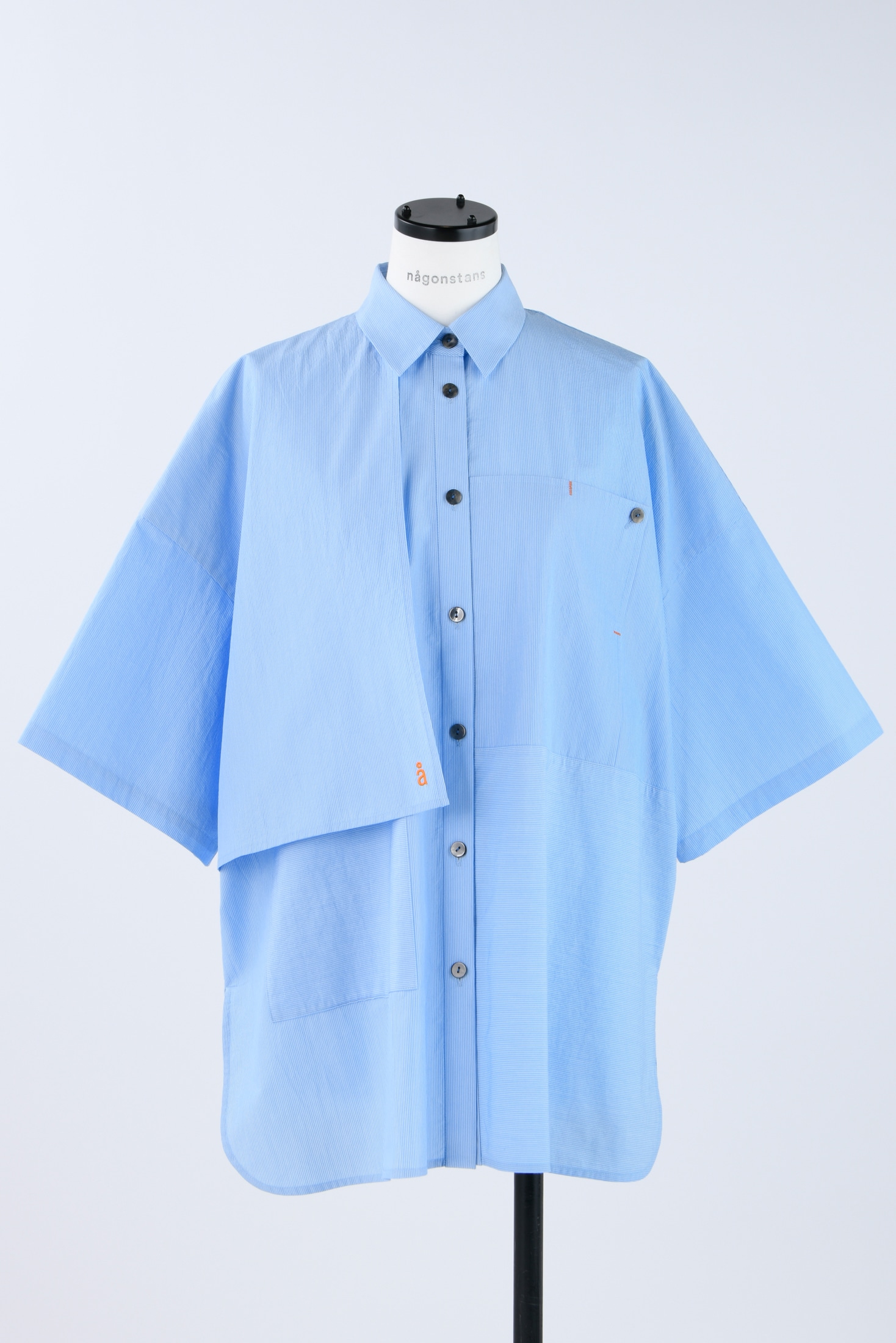 3/4sleeves shirt｜M｜L/BLU｜shirts and blouses｜någonstans