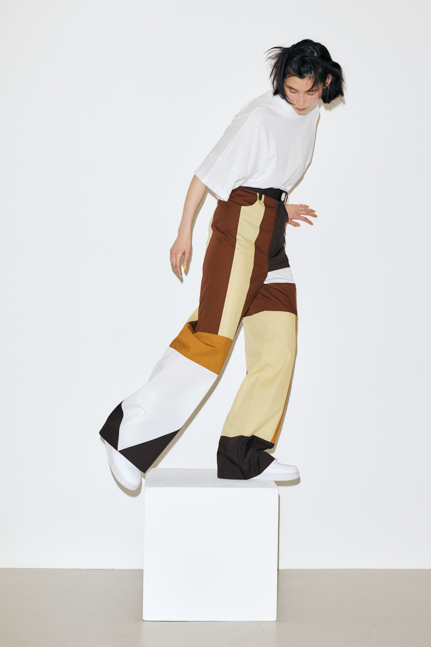 nagonstans patchwork wide pants | www.innoveering.net