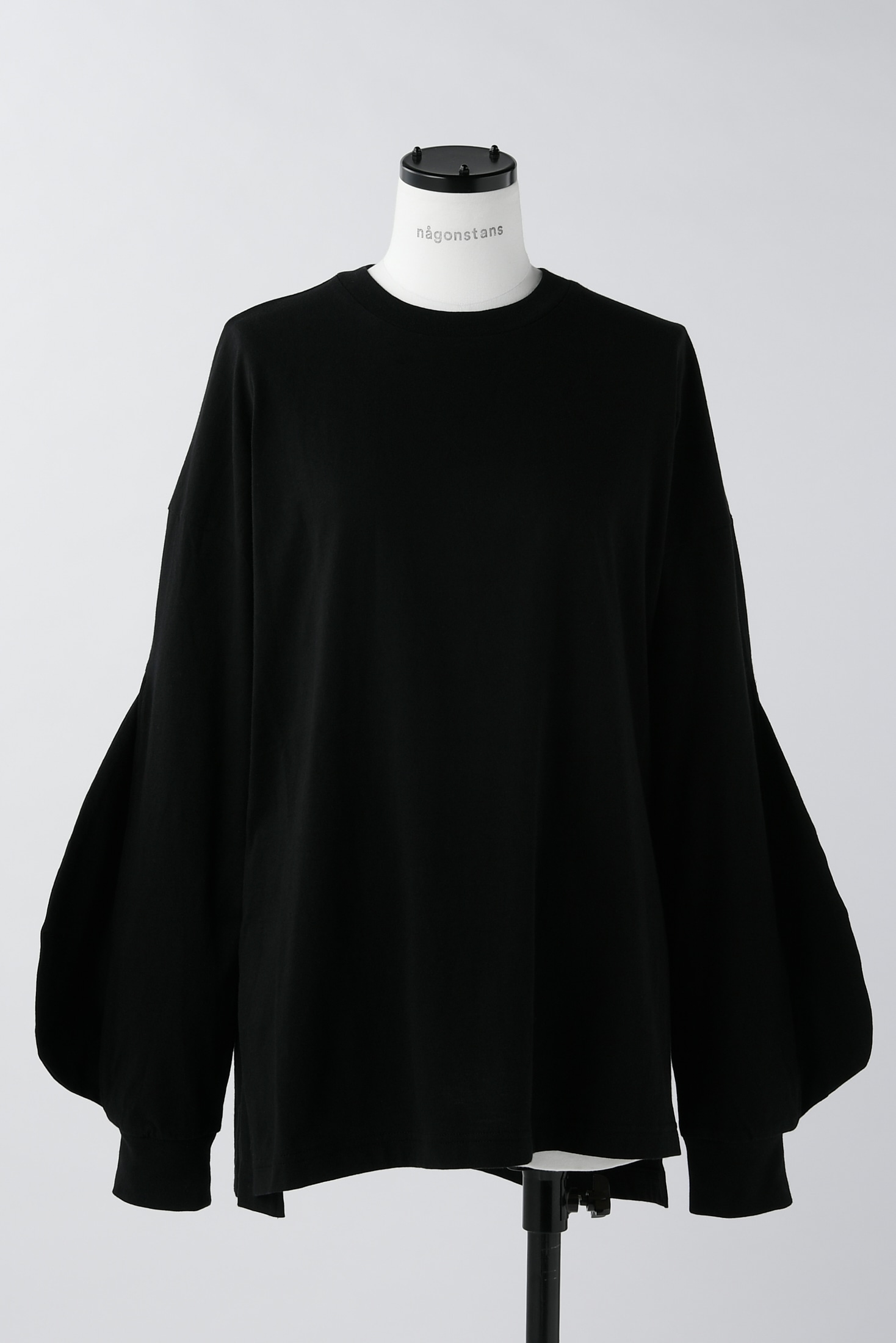 drop long-sleeves｜M｜BLK｜cut and sewn｜någonstans official