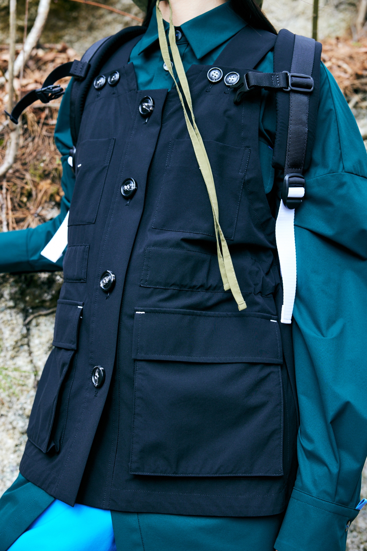 multi-pockets vest｜M｜BLK｜jacket｜någonstans official online store |  ナゴンスタンス公式通販