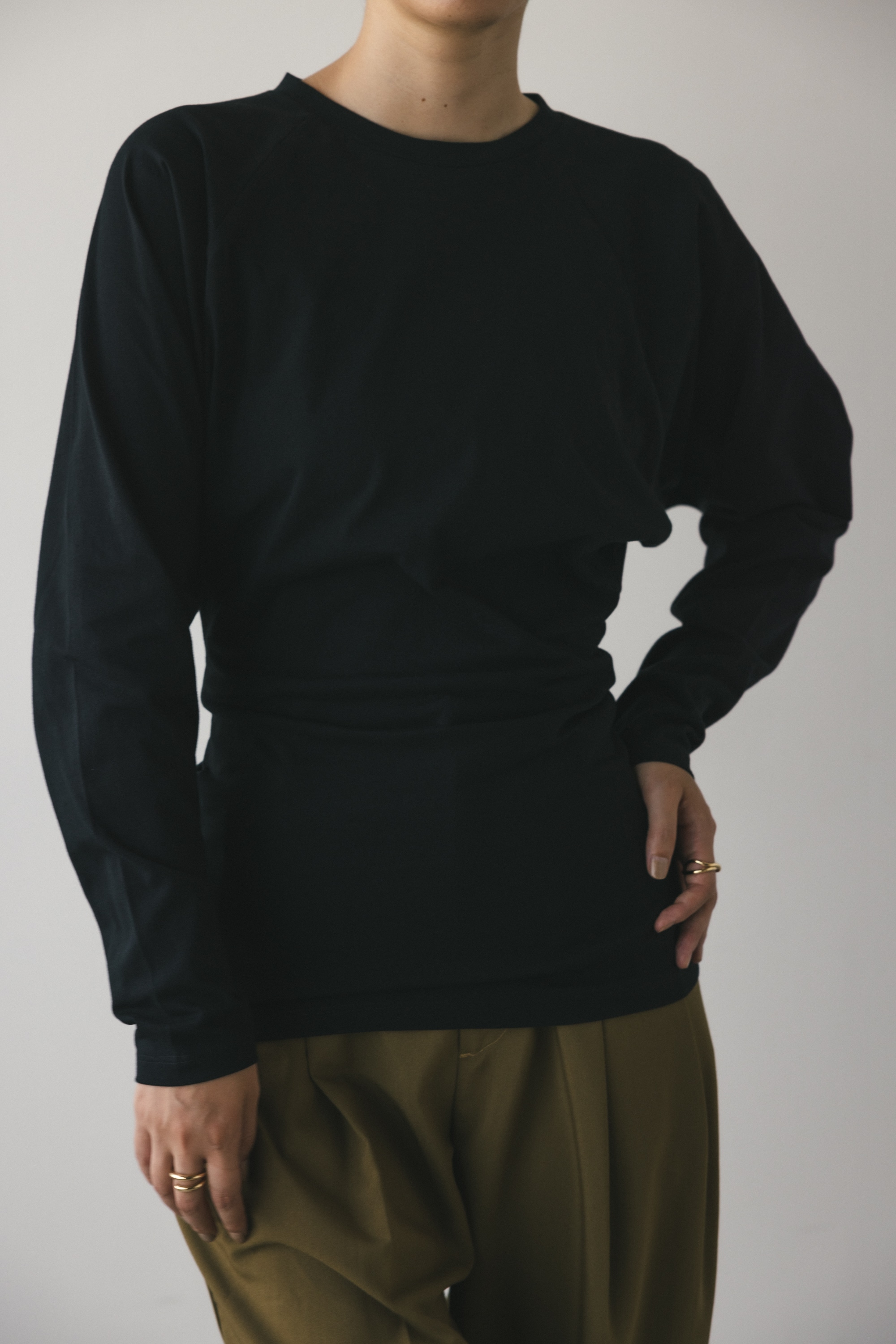 STYLEMIXER | ウエストシェイプロンT (Tシャツ・カットソー(長袖 