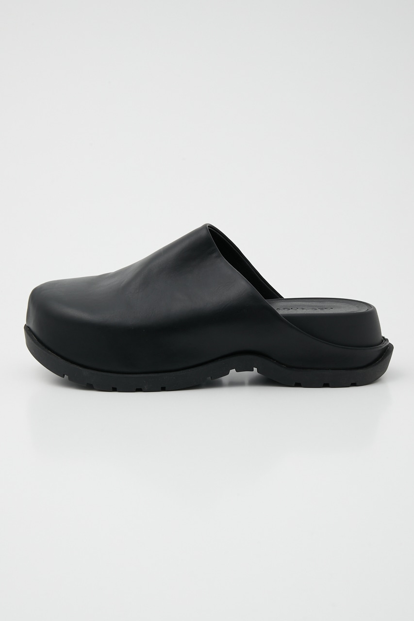 LAGUA GEM | F/LEATHER CLOG SANDAL (サンダル ) |SHEL'TTER WEBSTORE