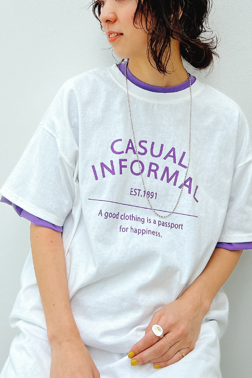 y/m CASUAL INFORMALビッグTシャツ (Tシャツ・カットソー(半袖) |SHEL'TTER WEBSTORE