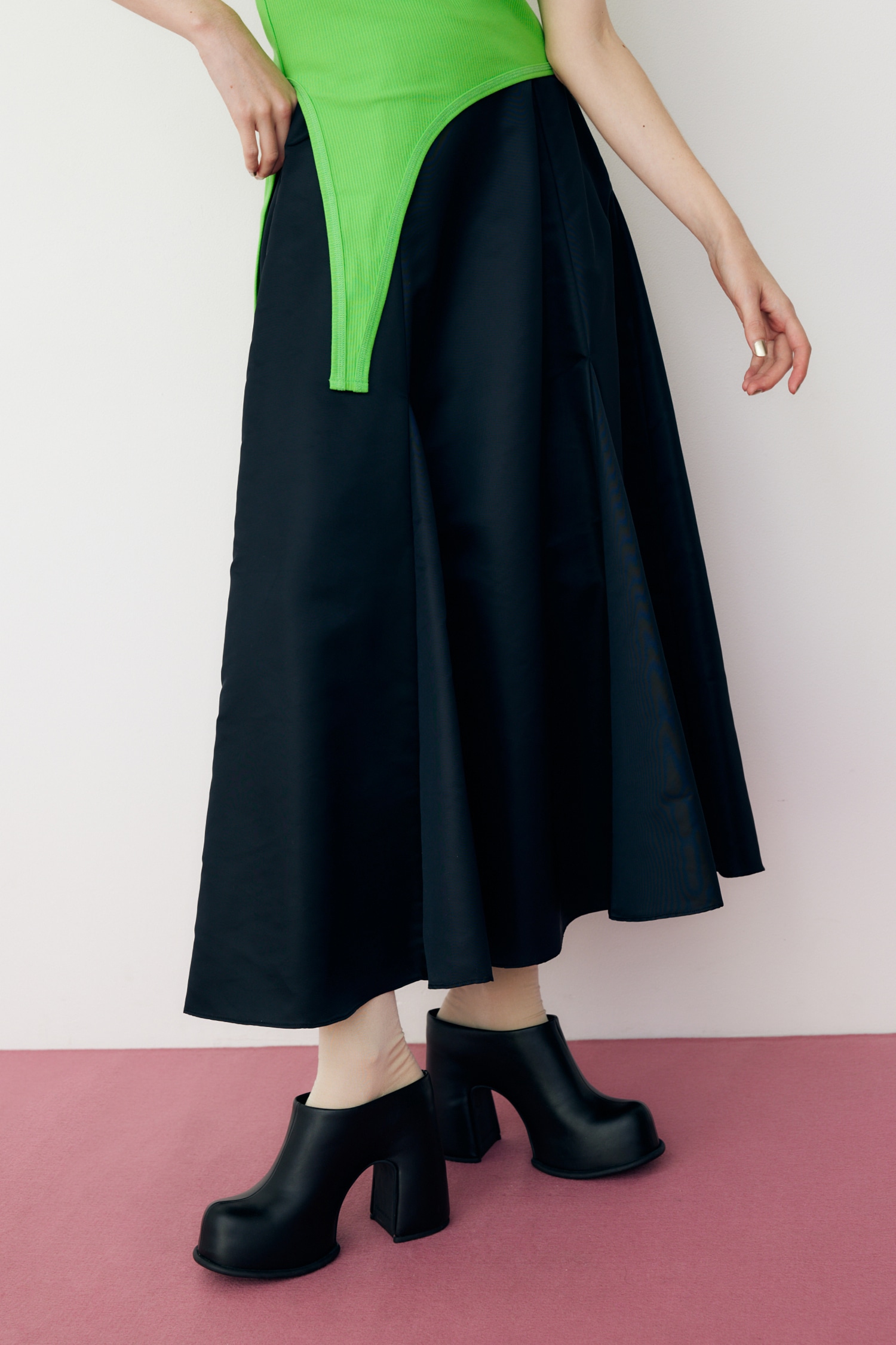 HeRIN.CYE | Nylon maxi skirt (スカート(ロング) ) |SHEL'TTER WEBSTORE