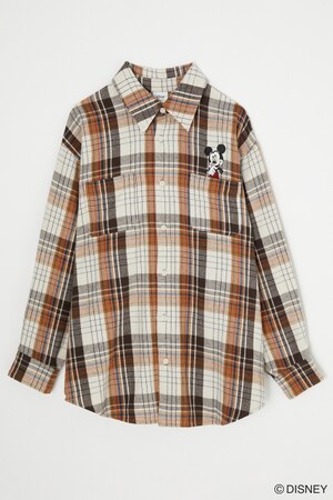 MD MICKEY POCKET CHECK SHIRT