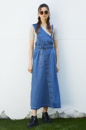 ASYMMETRY DENIM ドレス