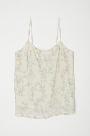 MOUSSY | SHEER EMBROIDERED キャミソール (キャミソール ) |SHEL'TTER