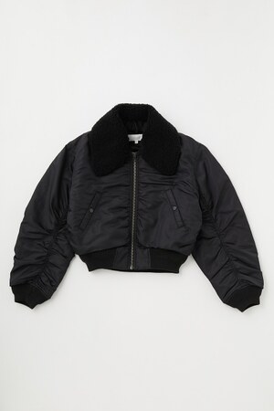 F／FUR COLLAR BOMBER ジャケット