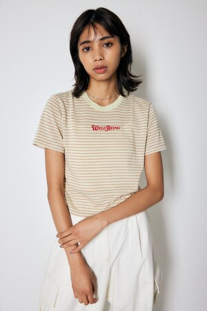 MOUSSY | MULTI BORDER SHORT Tシャツ (Tシャツ・カットソー(半袖