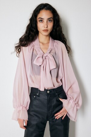 MOUSSY | BOW TIE CRAPE ブラウス (シャツ・ブラウス ) |SHEL'TTER ...