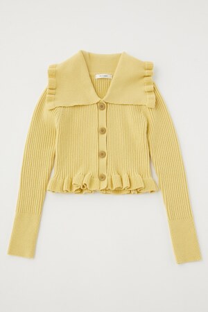 カーディガン JANESMITH ジェーンスミス / BIG COLLOR BUTTON CARDIGAN