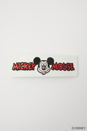 Disney SERIES CREATED by MOUSSY | MD MICKEY EMBROIDERY BARRETTE