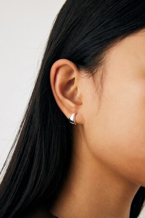 MOUSSY | SLV925 PLATING CIRCLE EARRINGS (ピアス・イヤリング