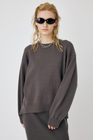 MOUSSY | OVERSIZED KNIT トップス (ニット ) |SHEL'TTER WEBSTORE