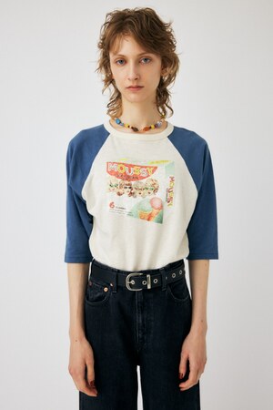 MOUSSY | MOUSSY ICE CREAM RAGLAN Tシャツ (シャツ・ブラウス ) |SHEL