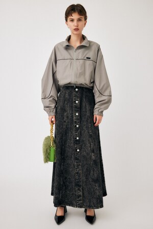 MOUSSY | ACID WASH DENIM ドレス (ワンピース(ロング） ) |SHEL'TTER