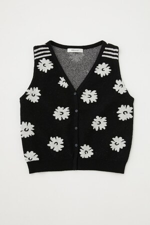 DAISY JACQUARD KNIT ベスト