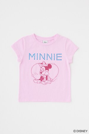 Disney SERIES CREATED by MOUSSY | MD GLITTER Tシャツ / MINNIE (T 