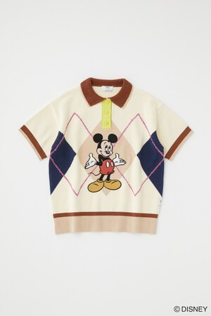 Disney SERIES CREATED by MOUSSY | MD OVERSIZED KNIT POLO