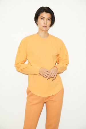 SLY | 【THROW】TUCK SLEEVE L／S トップス (Tシャツ・カットソー(長袖