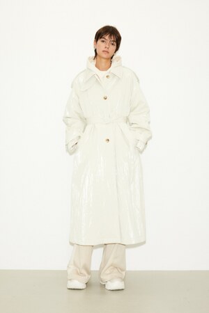 SLY | 【THROW】PUFFER SHINY COLLAR コート (コート ) |SHEL'TTER