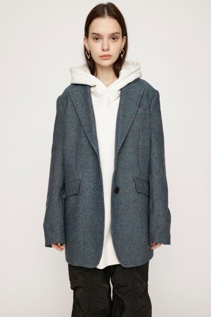 WOOL BLEND GUNCLUB CHECK ジャケット