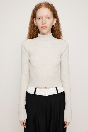 SLY | SHINY CROPPED KNIT トップス (ニット ) |SHEL'TTER WEBSTORE