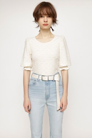 SLY | BACK OPEN BUMPY トップス (Tシャツ・カットソー(半袖) ) |SHEL 